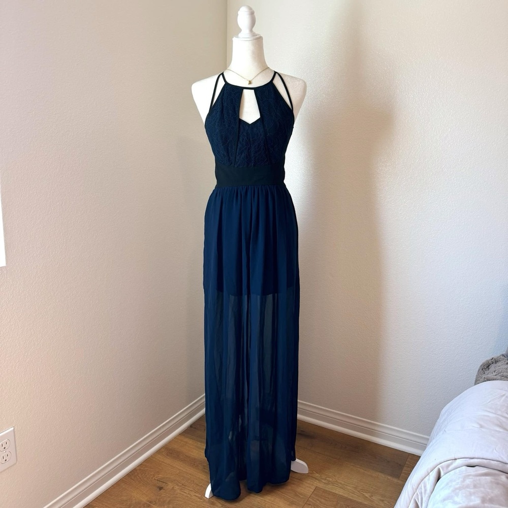BCBGeneration Long Chiffon Dress